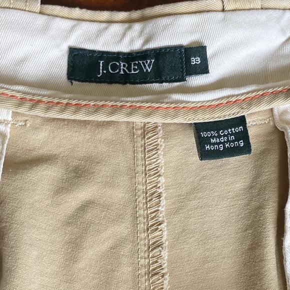 J Crew shorts 9" chino buttonfly khaki  33 - Picture 15 of 16
